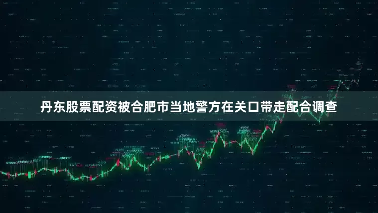 丹东股票配资被合肥市当地警方在关口带走配合调查
